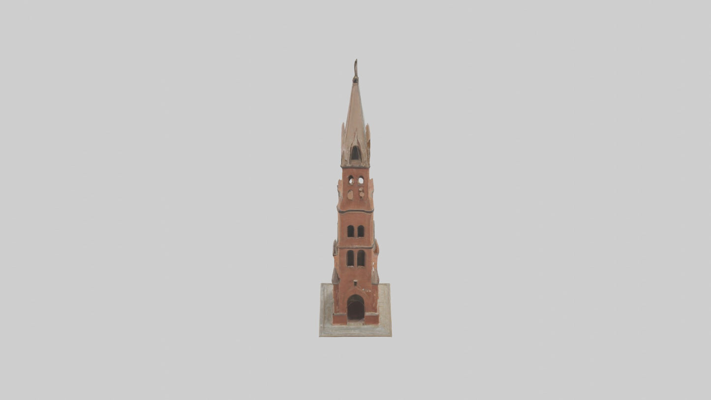 3D model Belltower Model 1 VR / AR / low-poly