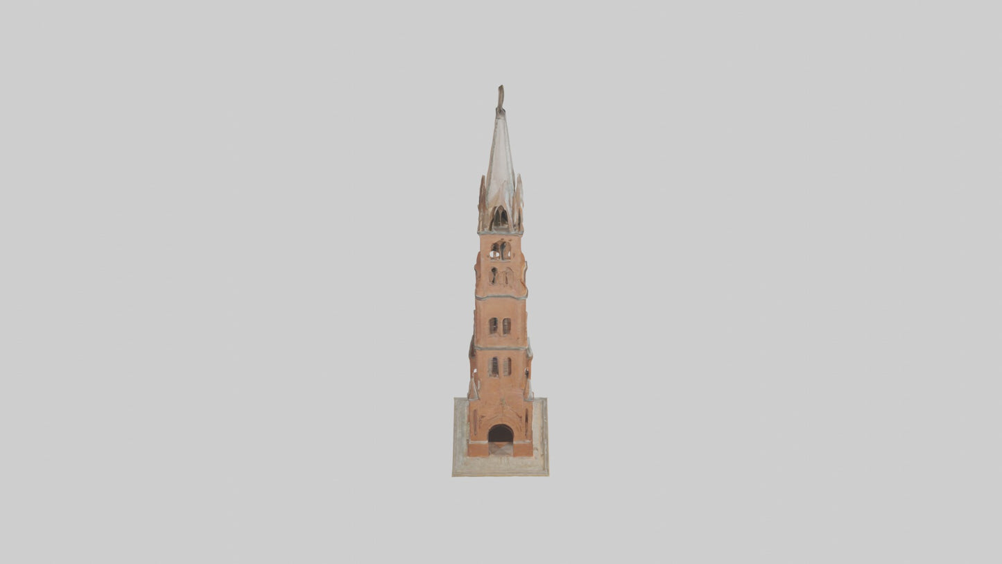 3D model Belltower Model 1 VR / AR / low-poly