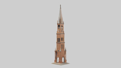 3D model Belltower Model 1 VR / AR / low-poly