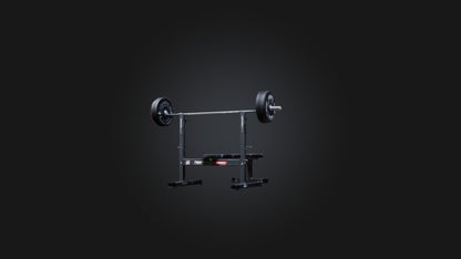 3D model Bench Press Stand VR / AR / low-poly