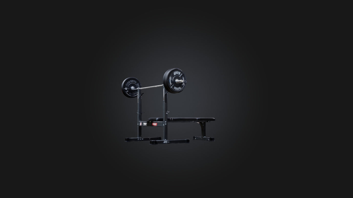 3D model Bench Press Stand VR / AR / low-poly