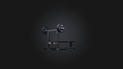 3D model Bench Press Stand VR / AR / low-poly