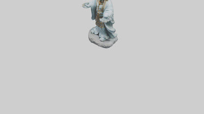 3D model Benevolent deity statue model VR / AR / low-poly