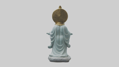 3D model Benevolent deity statue model VR / AR / low-poly