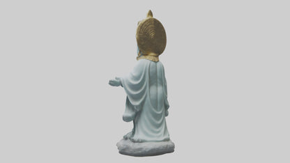 3D model Benevolent deity statue model VR / AR / low-poly