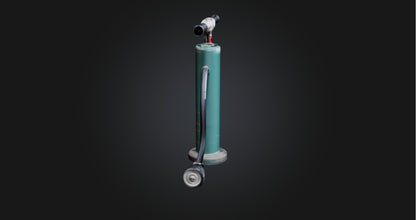 3D model Bicycle pump VR / AR / low-poly