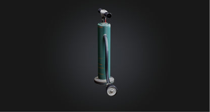 3D model Bicycle pump VR / AR / low-poly