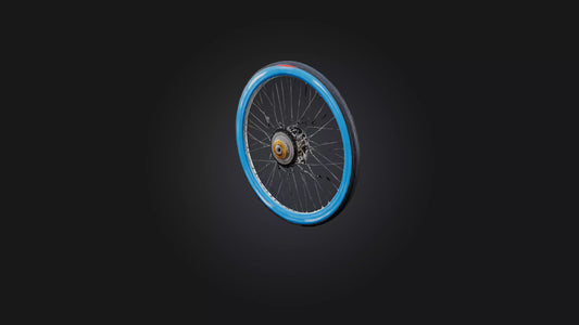 3D model Bicycle Wheel VR / AR / low-poly