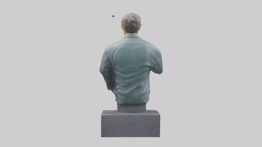 3D model Bill Gates statue model VR / AR / low-poly