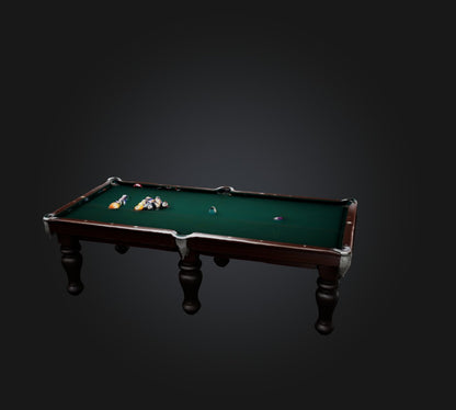 3D model billiards 2 VR / AR / low-poly
