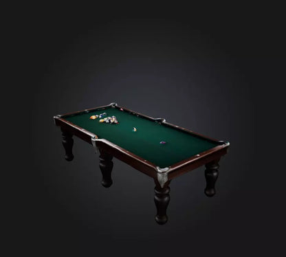 3D model billiards 2 VR / AR / low-poly