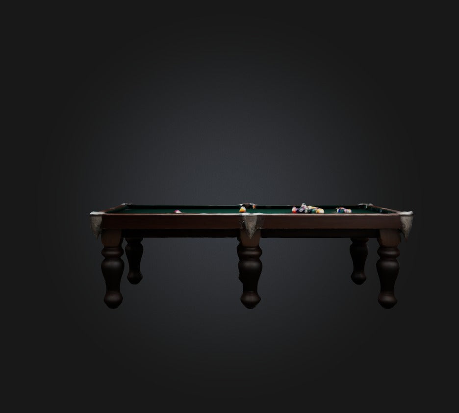 3D model billiards 2 VR / AR / low-poly