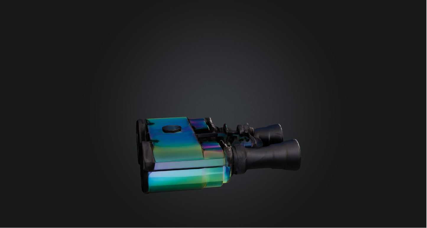 3D model Binoculars VR / AR / low-poly