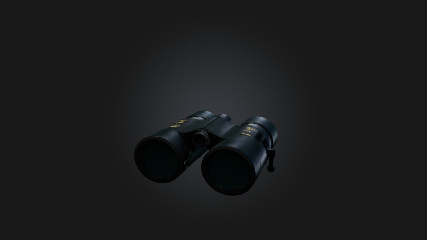 3D model Binoculars VR / AR / low-poly