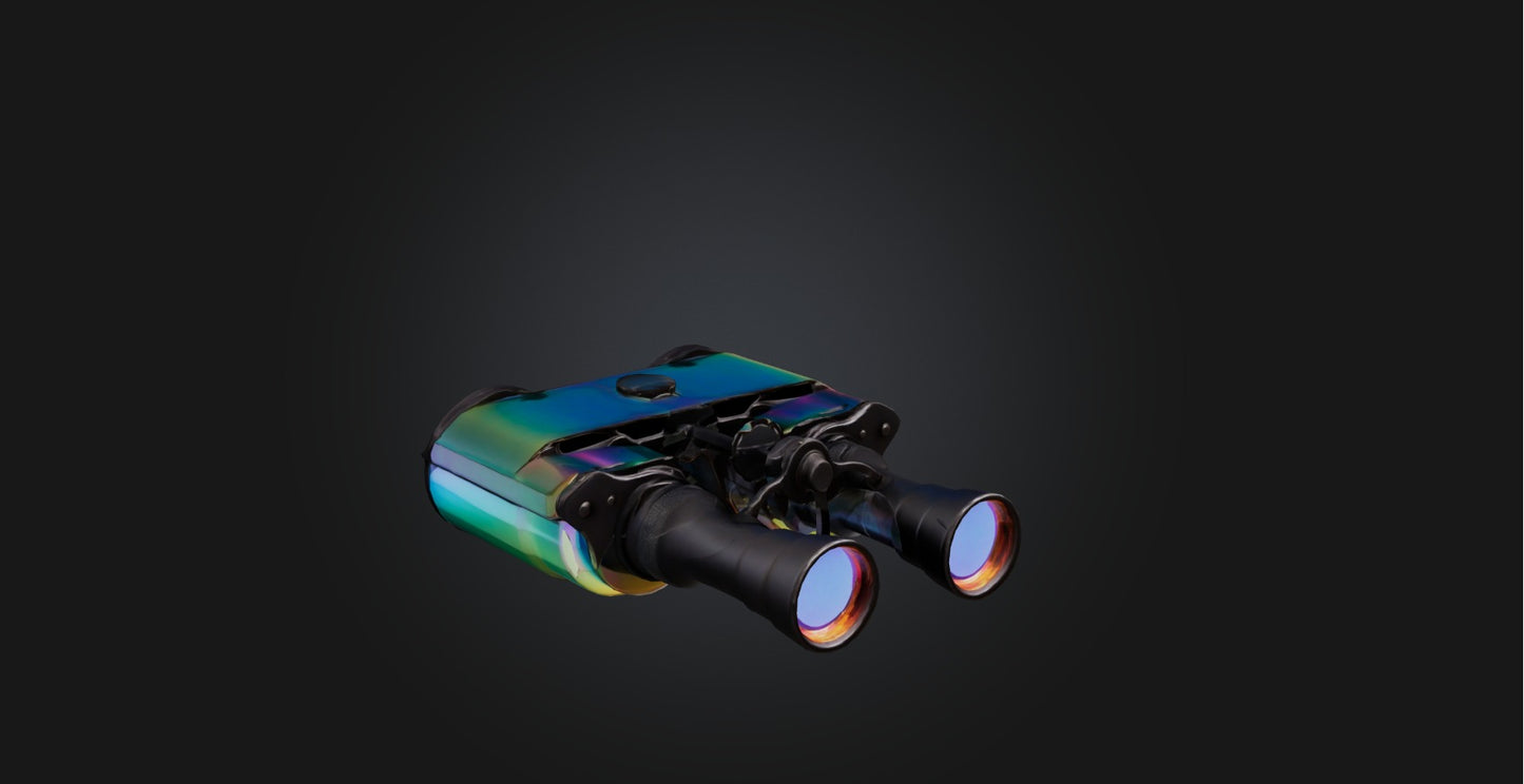 3D model Binoculars VR / AR / low-poly