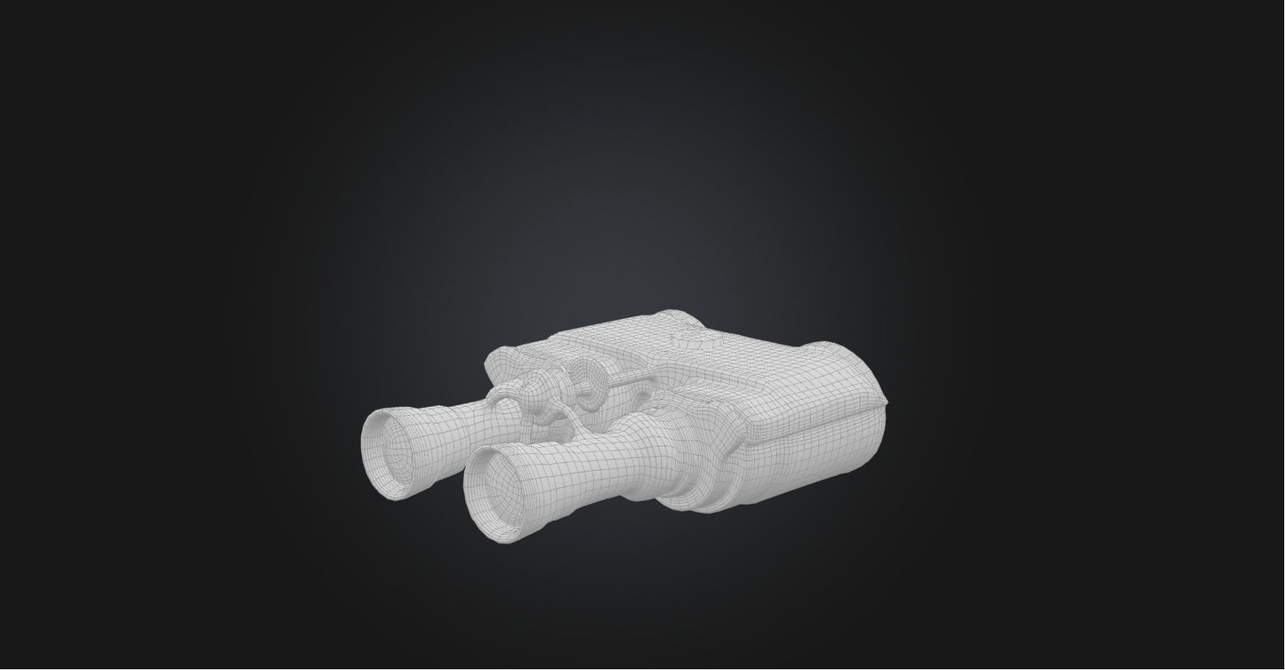 3D model Binoculars VR / AR / low-poly