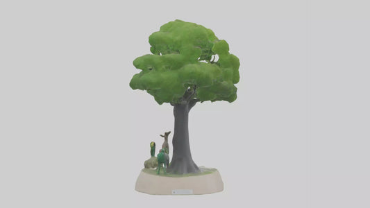 3D model Biodiversity Conservation Statue model VR / AR / low-poly