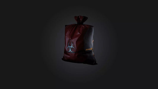 3D model Biohazard Bag VR / AR / low-poly