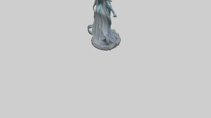 BioTech Sorceress statue model 3D model