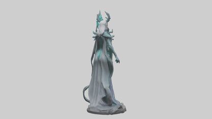 BioTech Sorceress statue model 3D model