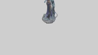 BioTech Sorceress statue model 3D model