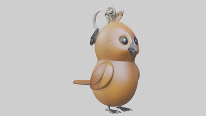 Bird keychain model 3D model