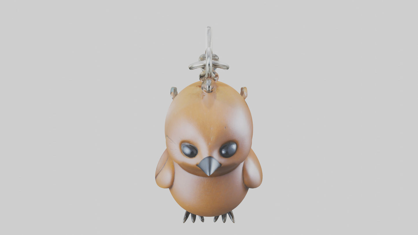 Bird keychain model 3D model