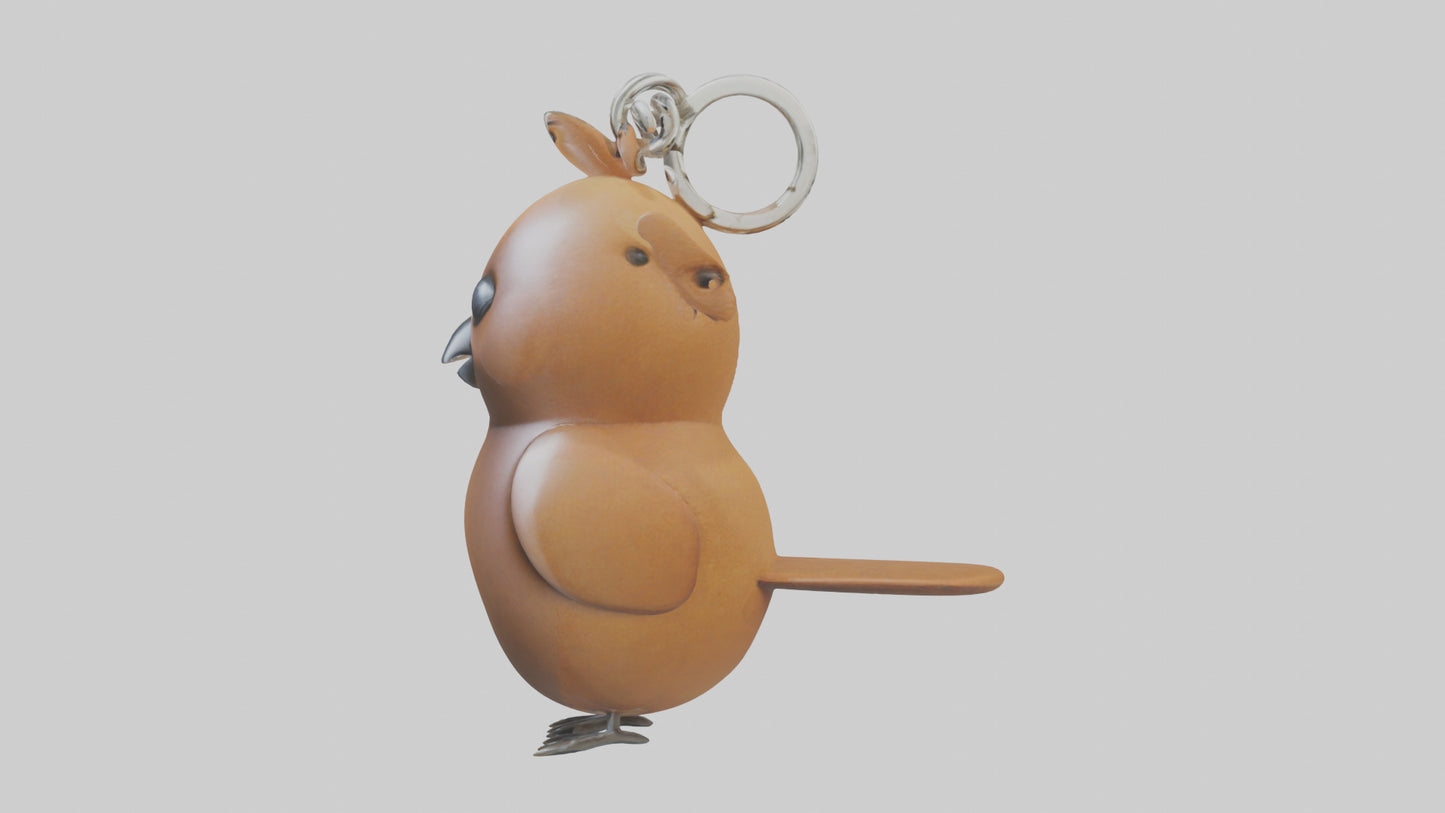 Bird keychain model 3D model