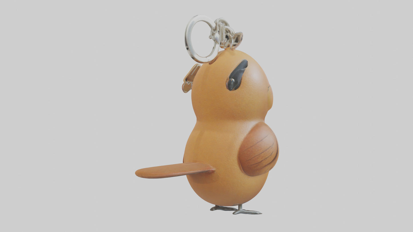 Bird keychain model 3D model