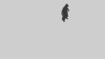 Black shadow model 3D model