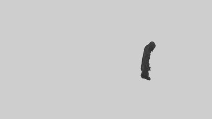 Black shadow model 3D model