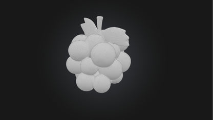 3D model Blocky Grapes   VR / AR / low-poly