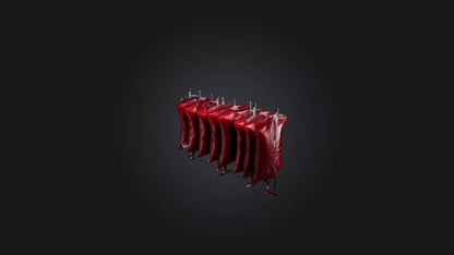 3D model Blood Bags VR / AR / low-poly
