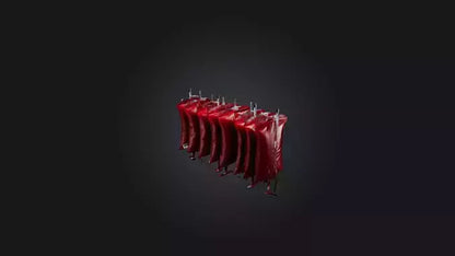 3D model Blood Bags VR / AR / low-poly