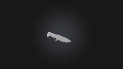 3D model Bloody Knife VR / AR / low-poly