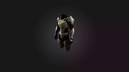 3D model Body Armor VR / AR / low-poly