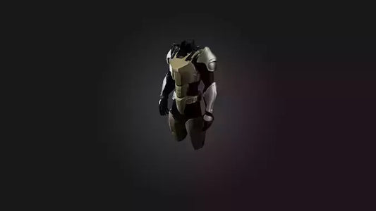 3D model Body Armor VR / AR / low-poly