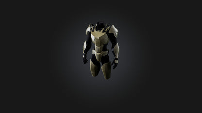 3D model Body Armor VR / AR / low-poly