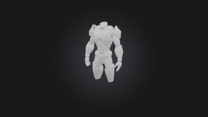 3D model Body Armor VR / AR / low-poly