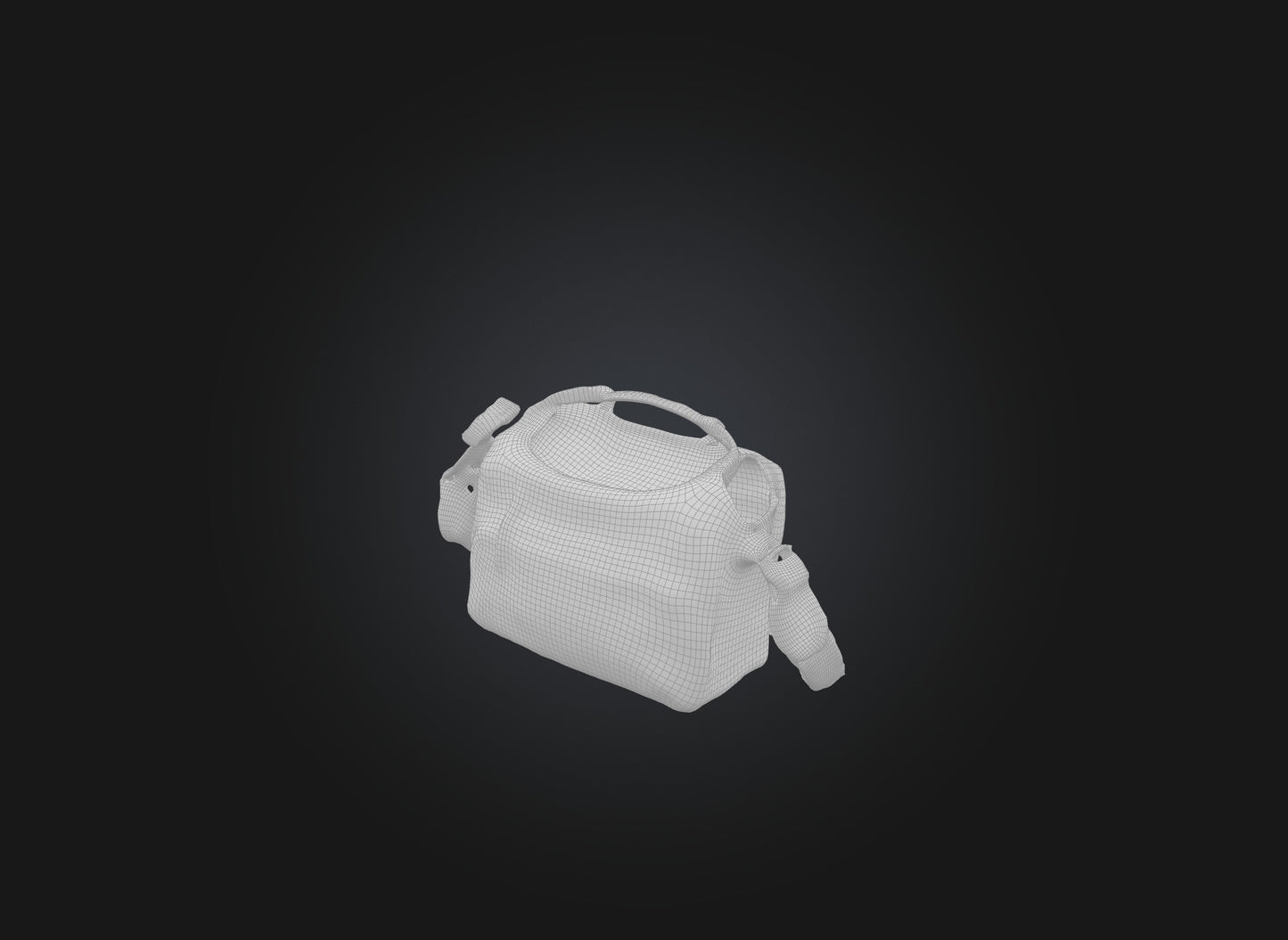3D model body bag VR / AR / low-poly