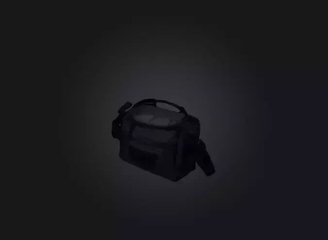 3D model body bag VR / AR / low-poly