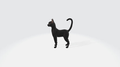 Bombay Cat Model Rigged and Animated 3D model animated rigged