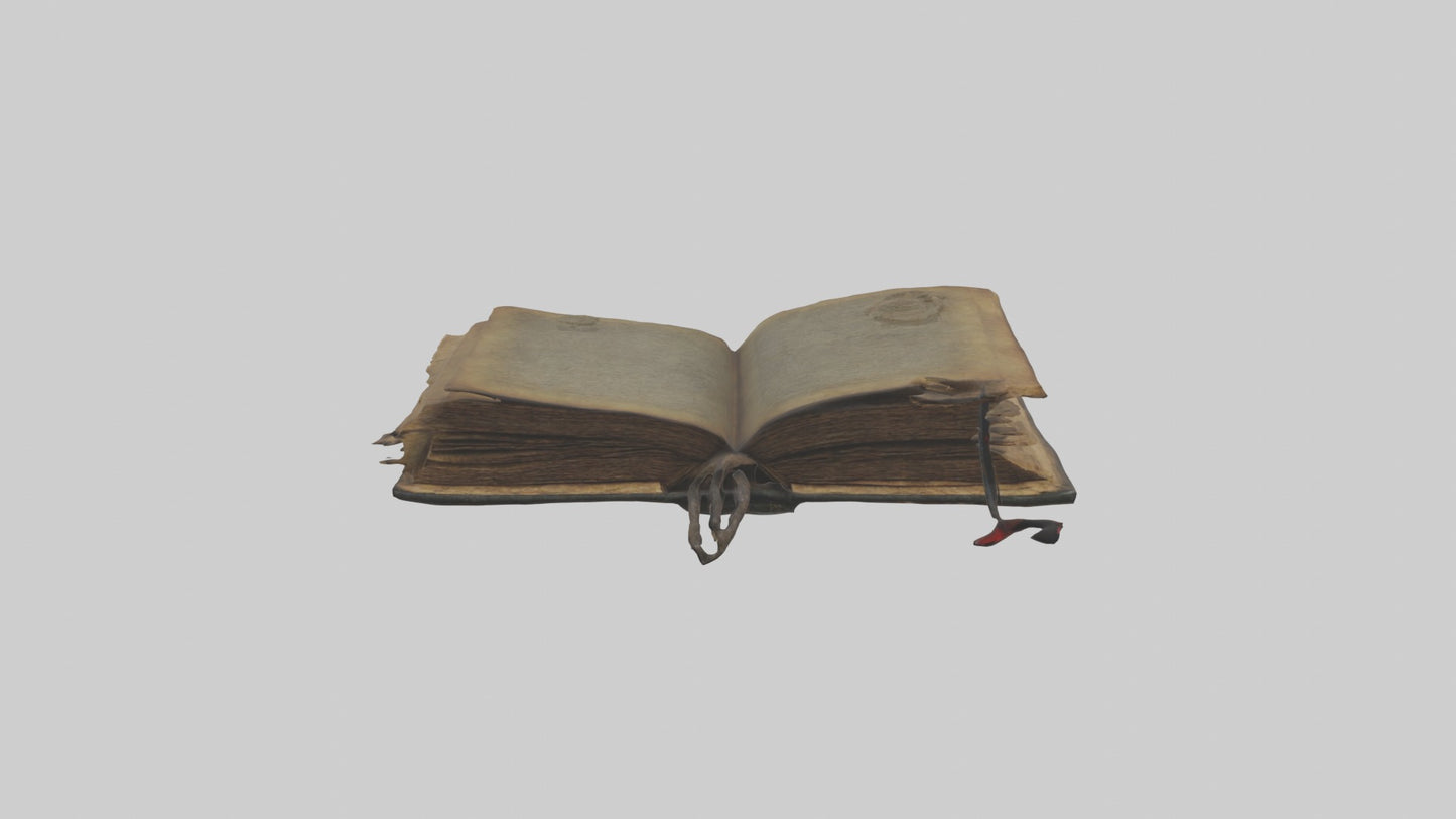 3D model Bookoffate Model 1 VR / AR / low-poly