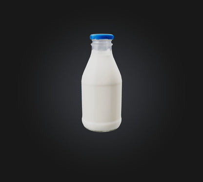 3D model Bottle Milk  VR / AR / low-poly