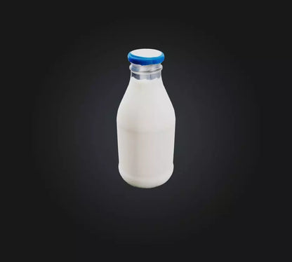 3D model Bottle Milk  VR / AR / low-poly
