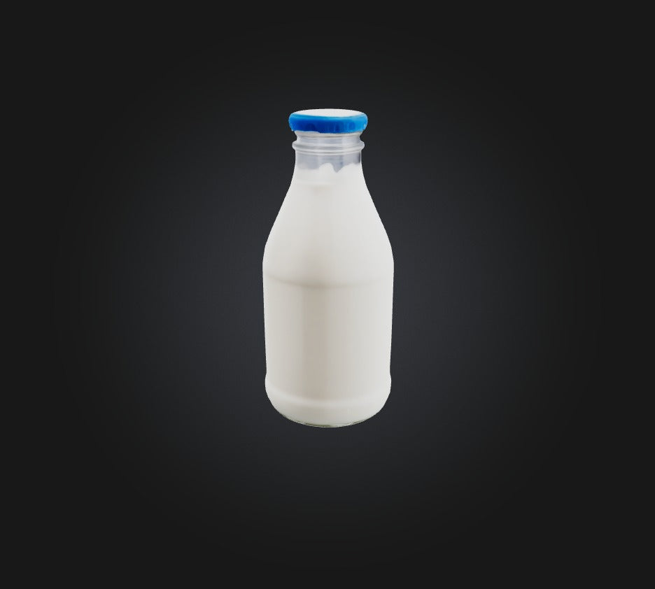 3D model Bottle Milk  VR / AR / low-poly