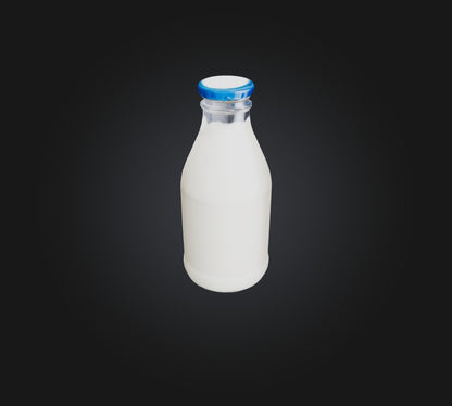 3D model Bottle Milk  VR / AR / low-poly