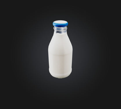 3D model Bottle Milk  VR / AR / low-poly