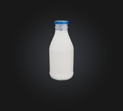 3D model Bottle Milk  VR / AR / low-poly