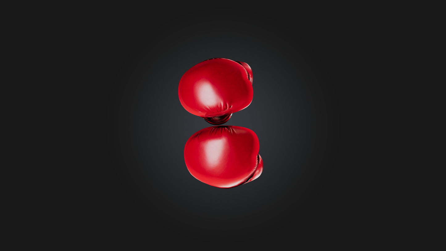 3D model Boxing Gloves VR / AR / low-poly
